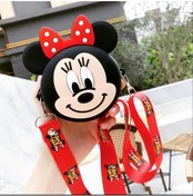 Resim Çanta Silikon Çizgi Film Mickey Mouse Karakter Çocuk Ayarlanabilir İp Askı Omuz Çantası 14543 
