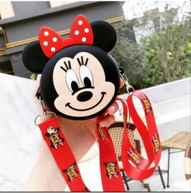 Resim Çanta Silikon Çizgi Film Mickey Mouse Karakter Çocuk Ayarlanabilir İp Askı Omuz Çantası 14543 