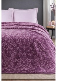 Resim Özdilek Çift Kişilik Antico Battaniye - Mor Mor 