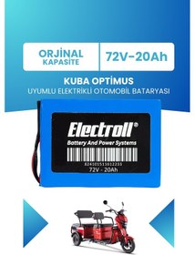 Resim Kuba Optimus Uyumlu Batarya Lifepo4 72v 20ah 