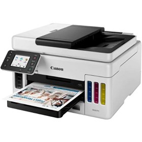 Resim Canon Maxify GX6040 Renkli Mürekkep Tanklı Çok Fonksiyonlu Yazıcı 