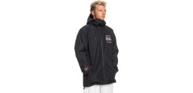 Resim Quiksilver High In The Hood Erkek Siyah Snowboard Ceketi 