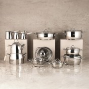 Resim Aryıldız Solo 21 Parça Sedef Çelik Çeyiz Seti 