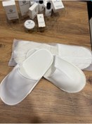 Resim Maviay Tek kullanımlık Önü Kapalı Spa Otel Hastane terlik 50 adet 