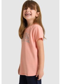 Resim U.s. Polo Assn. Kız Çocuk Mercan Tişört Basic 50325631-vr204 Coral 