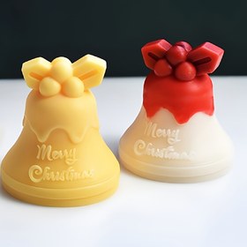Resim DTOHO'dan DIY El İşleri için 3D Noel Zili Silikon Kalıp - Kokulu Sabun, Mumlar & Reçine için Mükemmel - Bayramlık Ev Dekor Döküm Aracı 