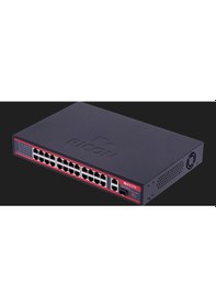Resim Ricon RSB243GEP-U 24 Port Gigabit Ethernet Power Over Ethernet Unmanaged Switch 