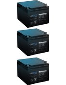 Resim VİOTECH Vt26-12 12volt 26amper Ups Aküsü 3lü Set 