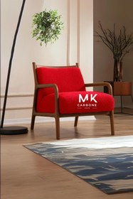 Resim CARBONE Desin Berjer Ayaklı Tekli Koltuk Tekli Berjer Koltuk Tekli 