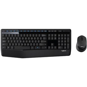 Resim 920-006514 Wireless Combo MK345 Q TR Siyah Kablosuz Klavye Mouse Set 