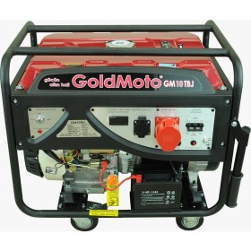 Resim Goldmoto GM10TBJ 10 kVA Trifaze Marşlı ve Ipli Benzinli Jeneratör 380V 