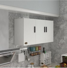 Resim Kenzlife Hazır Mutfak Canna22 Byz 060 120 22 Mutfak Banyo Dolabı Kapaklı Raflı 