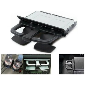 Resim Lasonstiges Audi A3 / A4 / A5 / A6 / Q5 / Q7 Vw Jetta Mk4 Golf Passat B6 Araba İçecek Değiştirme İçin Siyah Bardak Tutucu Tutucu 