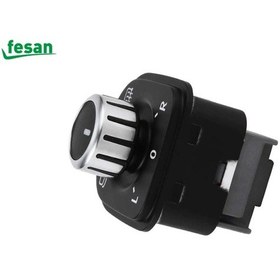 Resim Volkswagen Passat B6 Dikiz Ayna Ayar Dügmesi 2006--2011 Krom 384013319 