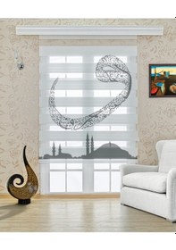 Resim Perdecizade Enxboy Vav Dijital Baskılı Zebra Perde-cocuk Odası-stor Perde Pz-424 Renkli 