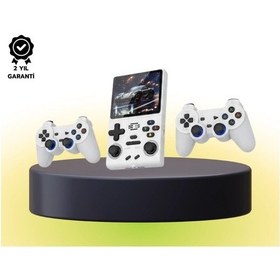 Resim Geniş Ekranlı Taşınabilir Retro Oyun Konsolu 