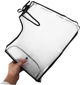 Resim GLEAVI 1çift Motorlu Taşıtlar İçin Su Geçirmez Rüzgar Geçirmez Motosiklet Kolları Eldiveni Soğuk Hava Sürüşü İçin Uygun Küçük Ağızlı Şeffaf Tasarım Motorcycling 