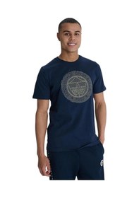 Resim Fenerbahçe Erkek Tribün Nakışlı Logolu T-shirt Lazer Ahşap Kutu Lacivert. 