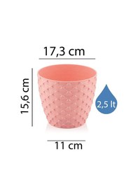 Resim Serinova Kapadokya Desenli Saksı 2.5 Lt 