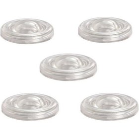 Resim Şeffaf Kapı Stoperi, Kapı Duvar Tamponu, Duvar Koruma Stopu 5 Adet 