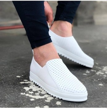 Wagoon Wg062 Beyaz Triko Erkek Spor Ayakkabı