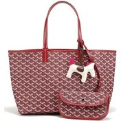 Resim Yeni Em Kore Dongdaemun Klasik Kırmızı Köpek Diş Çantası Sebze Bej - Kırmızı 