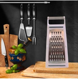 Resim Okyanus Home Paslanmaz Çelik Safir Üçgen Rende Pembe 24 Cm 