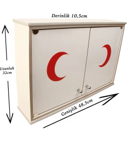 Resim Ecza Dolabı Kapaklı 