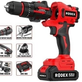 Resim Rodex RDX2705 Akülü Çok Amaçlı 5 Fonksiyonlu Makina 