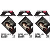 Resim Instax mini Black Edition 10x3 Film Seti 