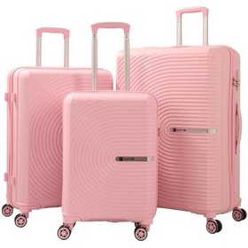 Resim Mçs Üçlü Polipropilen Valiz Seti V374 S21yy1000006-set 00070 Pudra 