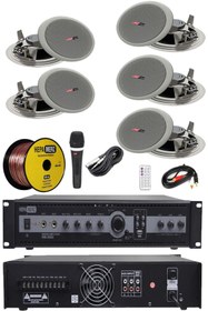 Resim Lastvoice Maxx Paket-2 tavan Hoparlörü Ve 3 Bölgeli Anfi Ses Sistemi Paketi (FULL SET) 
