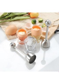 Resim Dancemonkey Lichen 304 Paslanmaz Çelik Yaylı Yumurta Açacağı, Yumurta So 