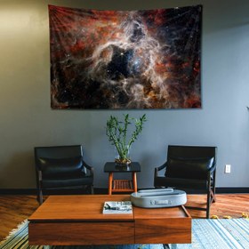 Resim James Webb Kozmik Tarantula Duvar Örtüsü - 100 cm x 135 cm 