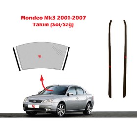Resim Ford Mondeo Mk3 Ön Cam Dış Direk Çıtası Sağ Sol Takım 2001-2007 