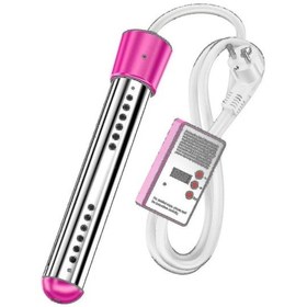 Resim 1500-3000w Elektrikli Dalgıç Su Isıtıcısı 3000w Yüzme Havuzu Hızlı Isıtma Isıtma Çubuğu Akıllı Zamanlama -z P20250110607 Eu2500w Pembe 