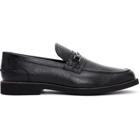 Resim Derimod Erkek Siyah Deri Casual Loafer 25SFD6005FT 