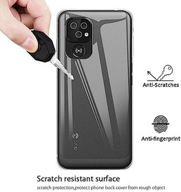 Resim Doro 8100 4G için kılıf + 3 adet panzer folyo, yumuşak TPU mat çizilmez cep telefonu kılıfı ultra ince darbeye dayanıklı koruyucu kılıf düşme koruması kamera koruması Doro 8100 için koruyucu 