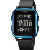 Resim Hanyang Mavi Skmeı Elektronik Erkek Saatleri 2 Zaman Dijital Hareket Moda Izle Spor Geri Sayım Saati 50 M Su Geçirmez LED Işık Kol Saati (Yurt Dışından) 
