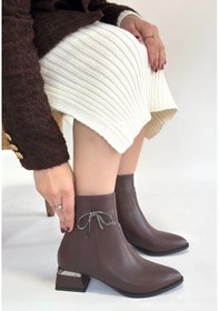 Resim Harly Kahverengi Cilt Topuklu Bot Çok Renkli 