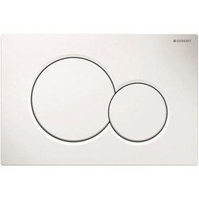 Resim Geberit Sigma01 115.770.11.5 Kumanda Kapağı,Çift Basmalı,Beyaz 