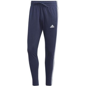 Resim adidas Erkek Essentials Single Jersey Tapered Open Hem 3-stripes Lacivert Eşofman Altı Ic0045 