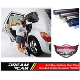Resim Dreamcar Soft-Ray Çizilmez Cam Filmi Açık Siyah %35 50Cmx6M 