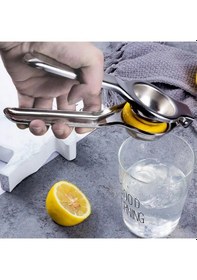 Resim Pratik Metal Limon Sıkacağı Limon Sıkacağı Portakal Sıkacağı Portakal Sıkacağı Limon Sıkıcı Metalik 