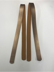 Resim Dikmeli Spor Sap / Çanta Sapı / Deri Dikmeli Sap 70 Cm Bakır Bakır 