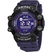 Resim Hanyang Mavi Smael Izle Erkekler Için Açık Spor Dijital Saatler Elektronik LED Erkek Kol Saati Öğrenci Geri Sayım Kronometre Saat Erkek (Yurt Dışından) 