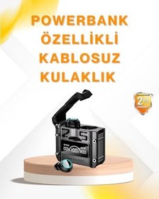 Resim Su Geçirmez Bluetooth Kulak İçi Kablosuz Kulaklık 400mAh Pil 