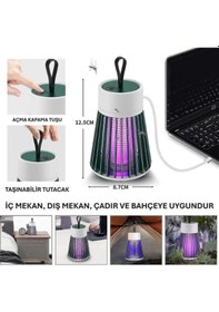 Resim Buğz Mini Taşınabilir Sinek Öldürücü Uv Lamba 