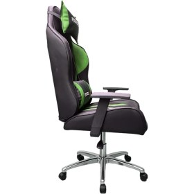 Resim Rebelx Oyuncu Koltuğu Basic Krom Ayak Yeşil Renk 