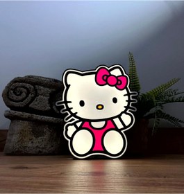 Resim Butik Hello Kitty Masa Üstü Dekoratif Led Lamba 